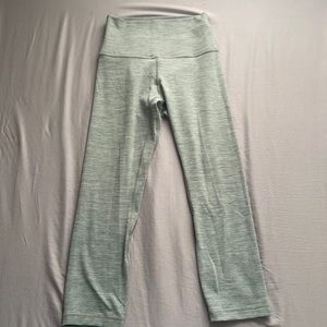 lululemon 23" blue/green leggings